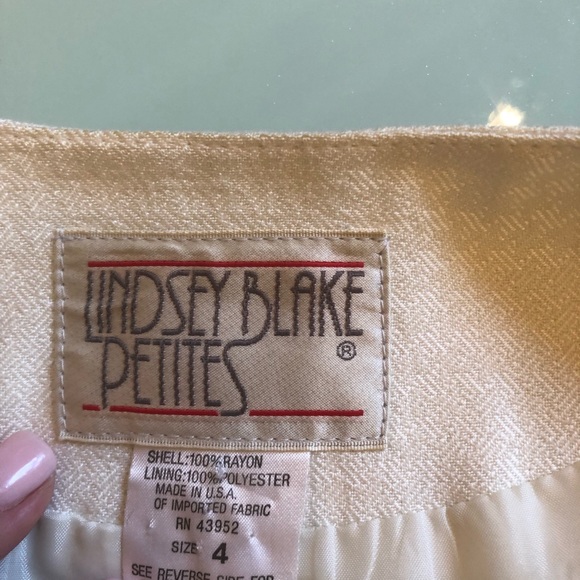 Lindsey Blake Petite Blazer - Cream Colored - Picture 9 of 9